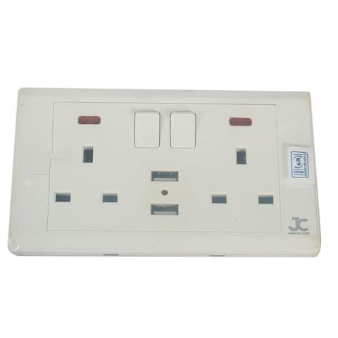 JC Double Socket +Usb