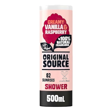 Original Source Creamy Vanilla &amp; Raspberry Shower Gel 500ml