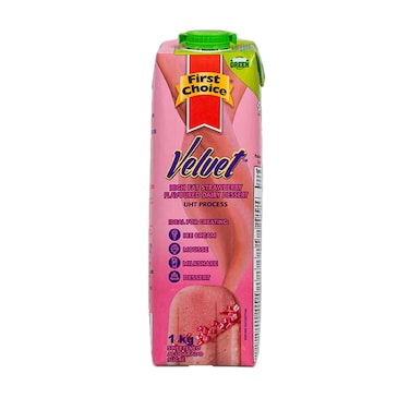 First Choice Velvet Strawberry Desert 1L