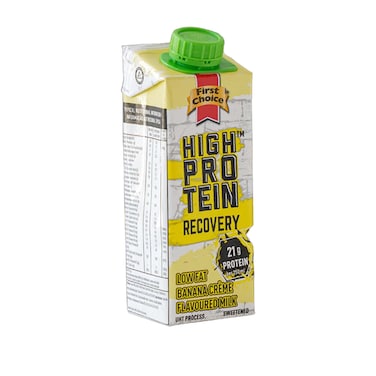 First Choice Protein Recovery Banana Cream Milk 250Ml