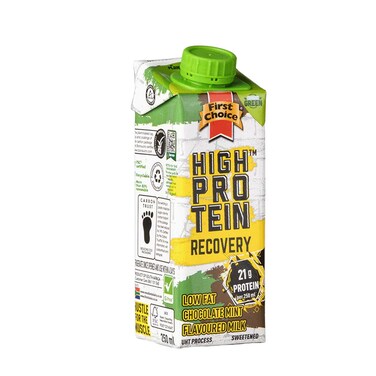 First Choice Protein Recovery Chocolate &amp; Mint 250Ml