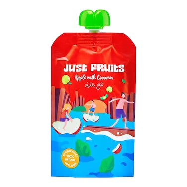 Just Fruits Apple &amp; Cinnamon Pouches 110G