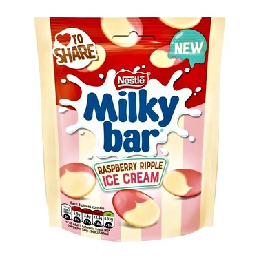 Milkybar Buttons Rspb Pouch 86G