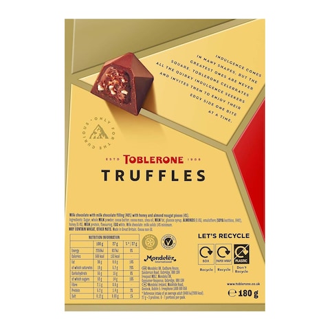 Toblerone Truffles Chocolate 180G