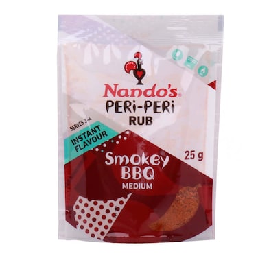 Nandos Peri Peri Rub Smokey Bbq Med 25G