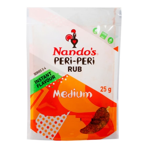 Nandos Peri Peri Rub Medium 25G