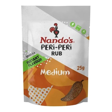 Nandos Peri Peri Rub Medium 25G