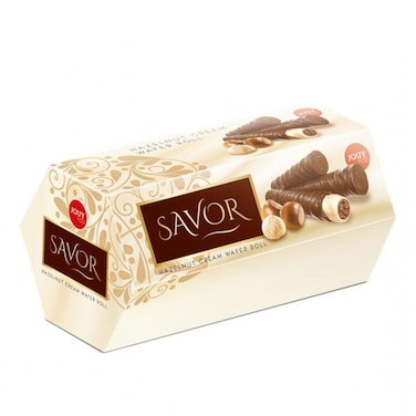 Savor Hazelnut Cream Wafer Roll 100G