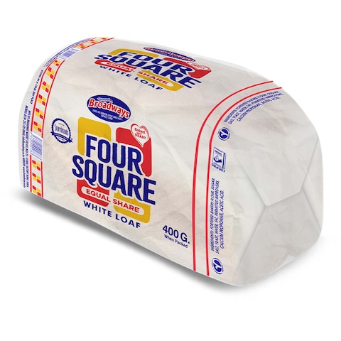 Broadways Four Square Bread 4Pcs 400Gm