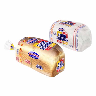Broadways Four Square Bread 4Pcs 400G
