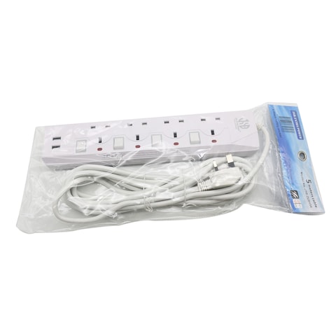 Storesome Jsb Socket 05 4Way 5M 2Usb