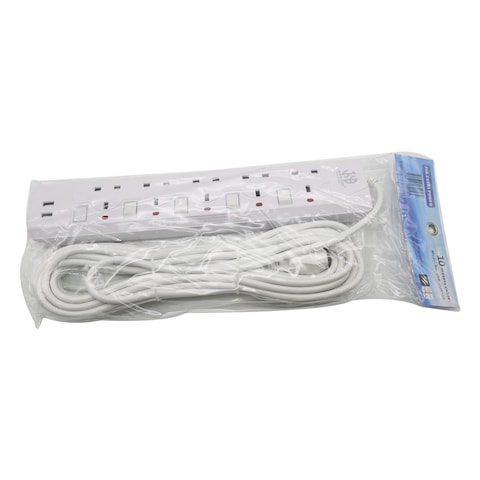 Storesome Jsb Socket 5Way 10M 2Usb