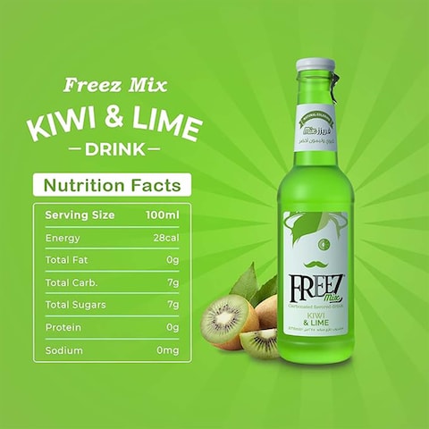 Freez Kiwi &amp; Lime Mix Drink 275Ml
