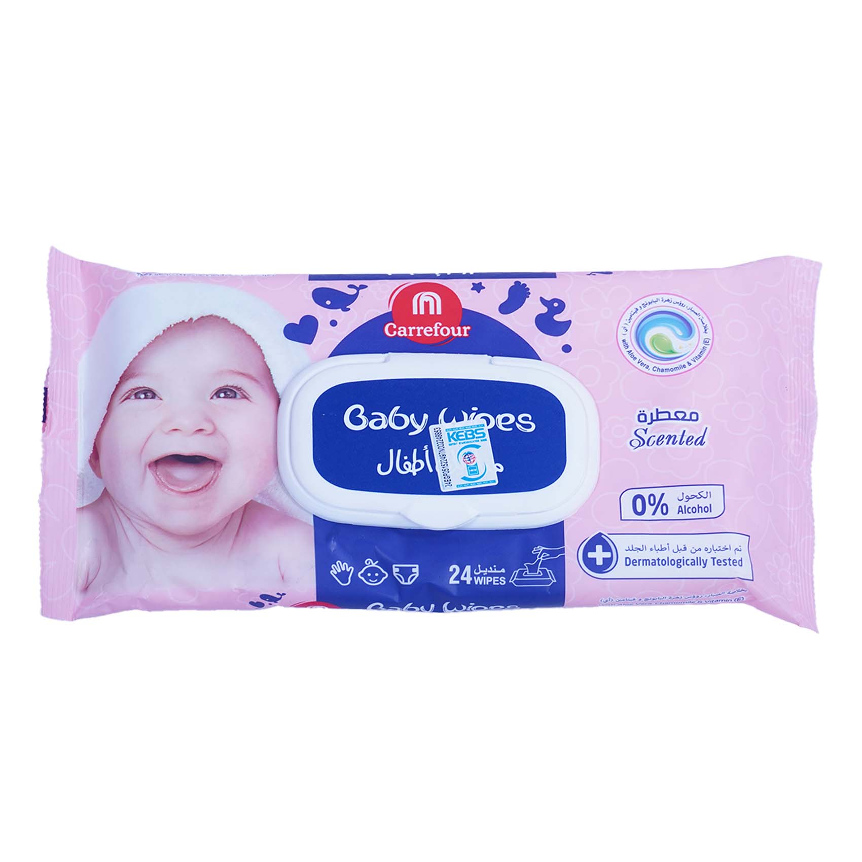 Buy Carrefour Baby Wipes Aloe Vera 24S Online Carrefour Kenya