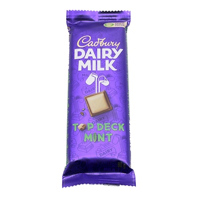 Cadbury Dairy Milk Top Deck With Mint Chocolate 80G