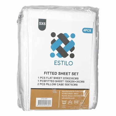 Estilo Cotton Bedsheet Set Queen