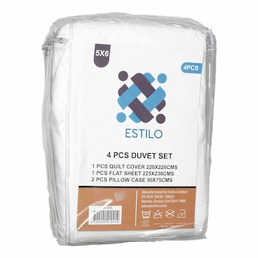 Estilo Cotton Duvet Cover Set Queen
