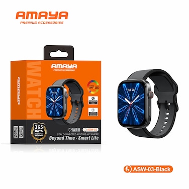 Amaya Smartwatch Asw-03-Black