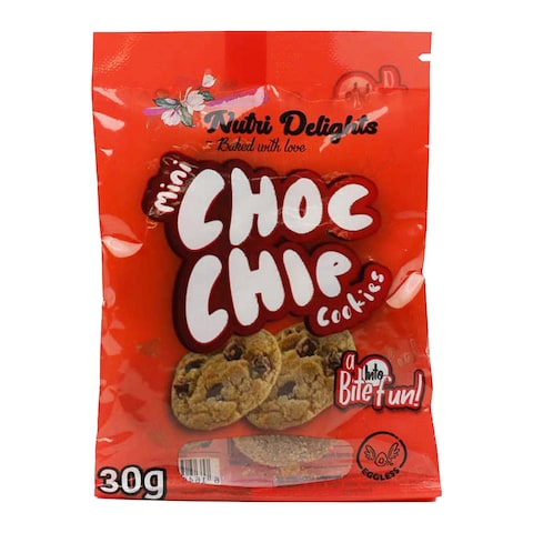 Nutri Delights Mini Tchip Cookie 30G