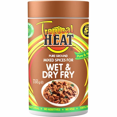 Tropical Heat Spices Mixed Spices Wet &amp; Dry Fry 100G