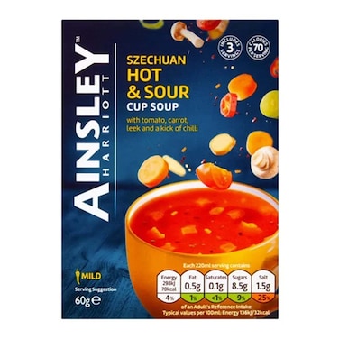 Ainsley Harriott Soup Szechan Hot &amp; Sour 3S