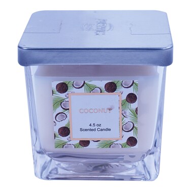 Siya 4.5 Oz Square Candle Coconut