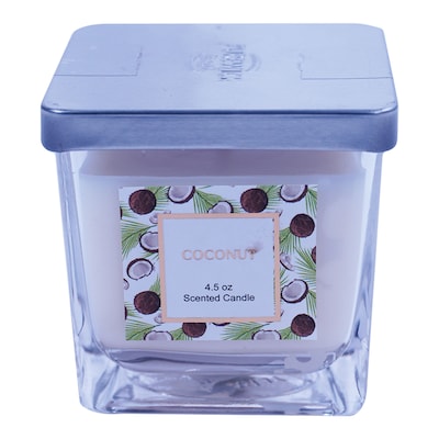 Siya 4.5 Oz Square Candle Coconut