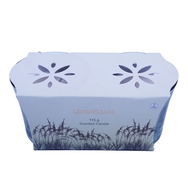 Siya 2Pkjar Candle Lemon Grass