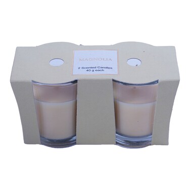 Siya 2 Pack Magnolia Light Yellow Candle