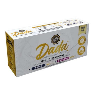 Dadacare Cotton Tampons Combi White