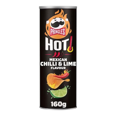 Pringles Hot Mexican Chilli &amp; Lime 160G