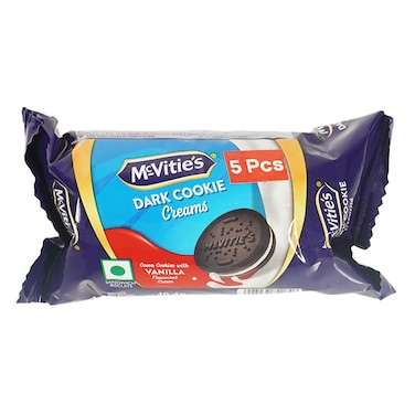Mcvities Dark Cookie Cream Vanila 40.4G