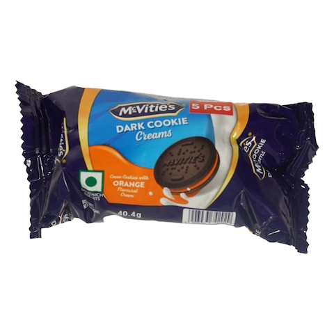 Mcvities Dark Cookie Cream Orange 40.4G