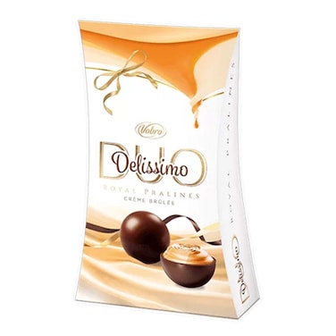 Vobro Delissimo Duo Cream Brulee Chocolate 105G