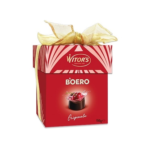 Witor&#39;s Boero Dark Chocolate with Cherry &amp; Liqueur 150g