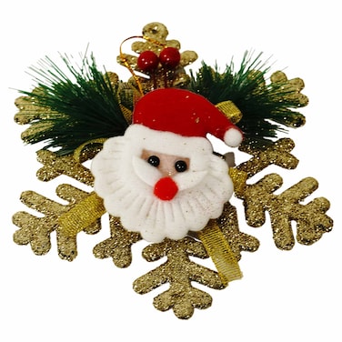 Santaclause Face Decoration Tag