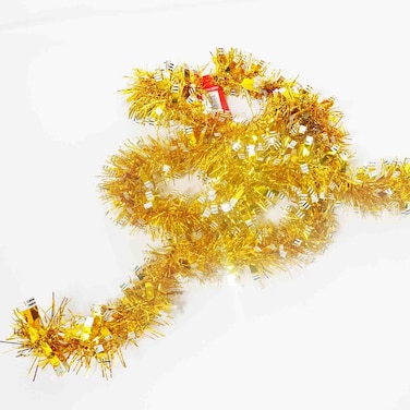 Color Ribbon 9Cm Thick Gold And Wht