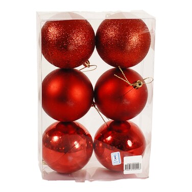 Christmas  Balls Red Big size