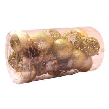 Christmas  Balls Gold 24pieces