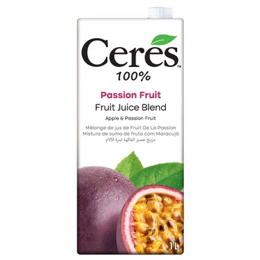 Ceres Juice Passion Fruit 100% 1L