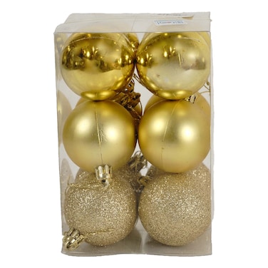 Gold Small Balls 12pieces 5Cm