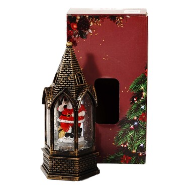 Christmas  Glass House With Music Small