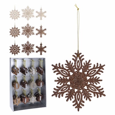 Snowflake Hangdeco 10cm 9 Assorted+