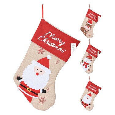 Christmas Stocking 3 Assorted 40cm+