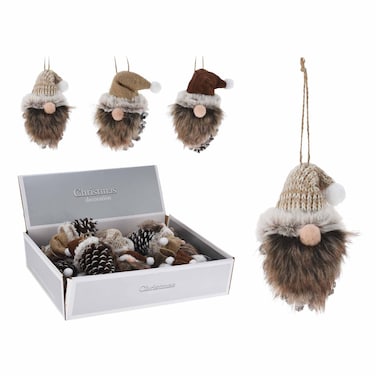 Pinecone Hanging Deco 3Ass+