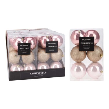 Christmas Ball 6X80mm Pretty+
