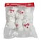 6 pieces White Teddy Bear  Jl240231