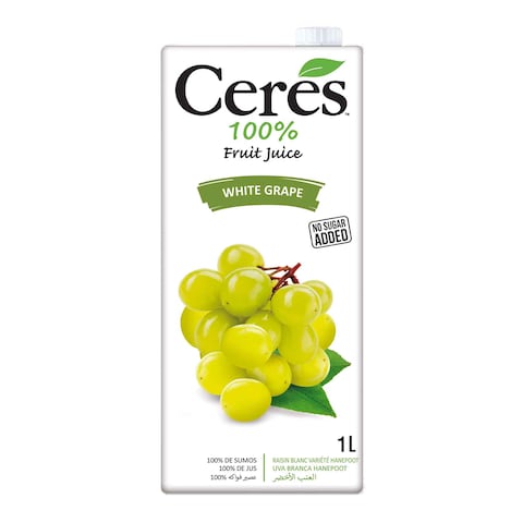 Ceres Hanepoot 100 White Grape Juice 1L