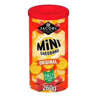 Jacobs Mini Cheddars Caddy 260G