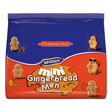Mcvities Mini Gingerbread Men 6Pack